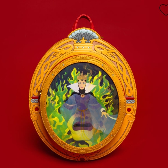 Loungefly D23 Limited Edition Snow White Evil Queen Magie Mirror Lenticular Mini - Picture 1 of 11